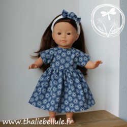 DEMOISELLE 36-0003 Robe bleu à motifs